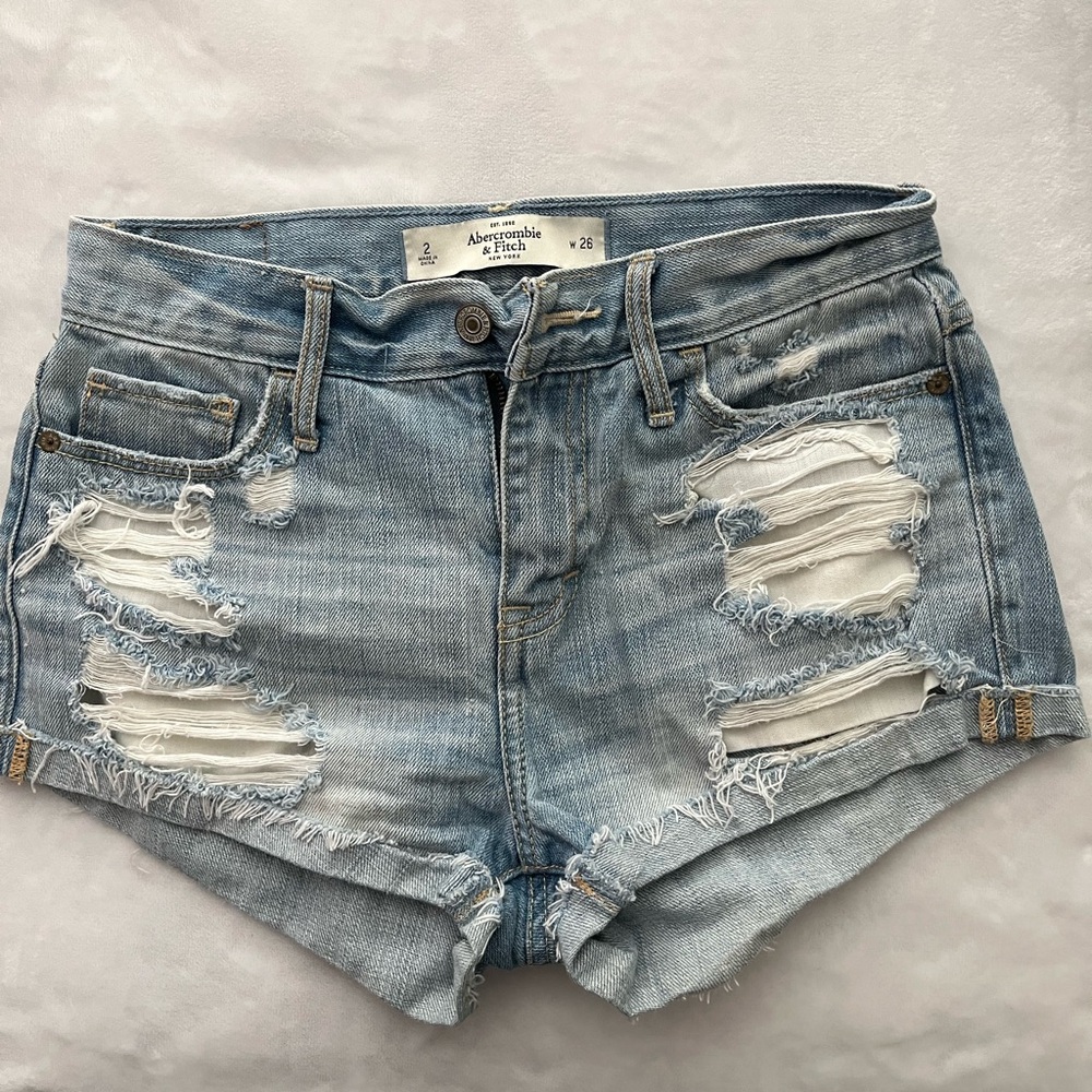 Abercrombie & Fitch jeans shorts medium waste size 2/26